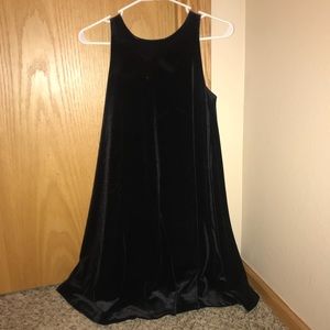 Black velvet dress, only worn once